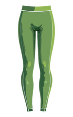 green leggings for active workouts