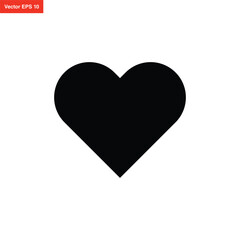 simple love icon design template