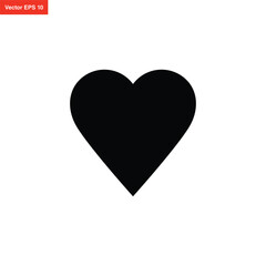 simple love icon design template