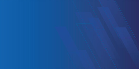 dark blue background with abstract square shape, dynamic and sport banner concept.