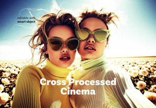 Cross Processes Cinema Effect