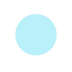 ドットサークル　　水色