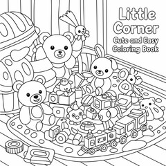 Coloring Page and Kids Book Cover