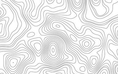 Topographic map backdrop. Conditional geography scheme and the terrain path. Seamless pattern with lines Topographic map.