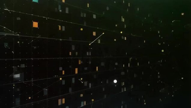 abstract background with stars and clouds