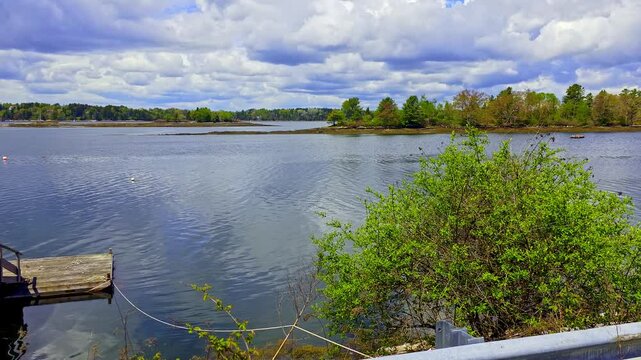 Maine ocean view in Harpswell, Maine
