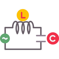 Series LC Circuit Icon
