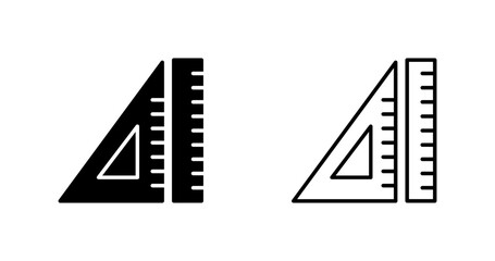 Set Square Vector Icon