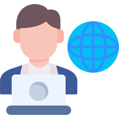 Foreigner Student Icon