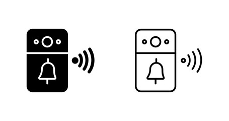 Video Doorbell Vector Icon