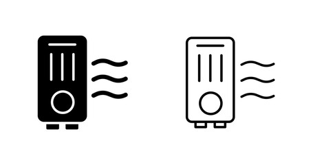 Portable Air Purifier Vector Icon
