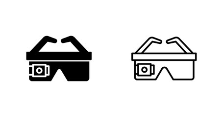 Smart Glasses Vector Icon
