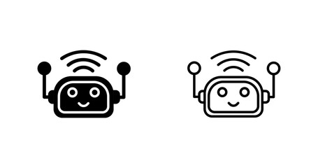 Robot Assistant Vector Icon