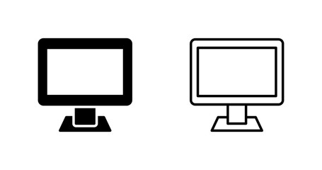 Monitor Vector Icon
