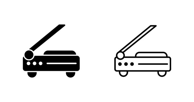 Slide Scanner Vector Icon
