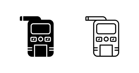 Breathalyzer Vector Icon