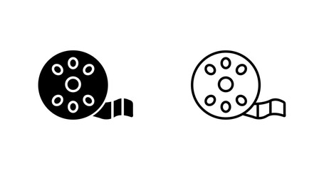 Movie Reel Vector Icon