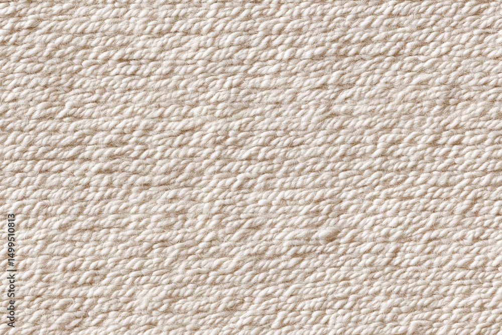 Poster seamless textured dense biflex fabric surface in a light beige color, showcasing a woven pattern tha