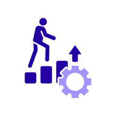 Icon a improvement, isolated against a clean background.