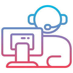 Call Center Operator Icon