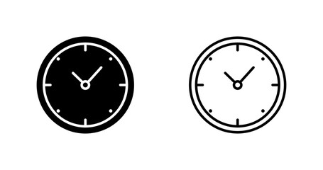 Clock Vector Icon