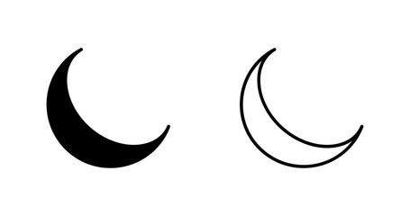 Moon Vector Icon