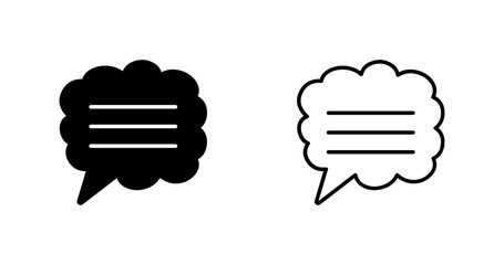 Blog Comment Vector Icon