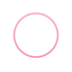 ネオンのラウンドフレーム　ピンク