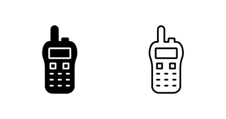 Walkie Talkie Vector Icon