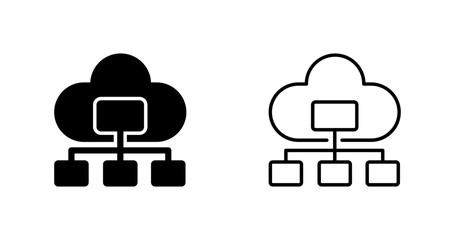 Cloud Governance Vector Icon