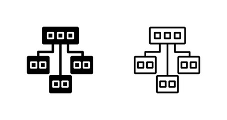 Network Virtualization Vector Icon