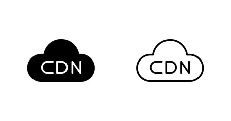 Content Delivery Network Vector Icon