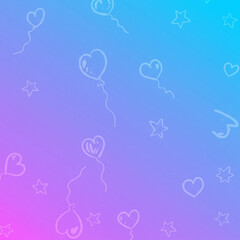 background with balloons