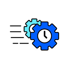 Icon a efficiency, isolated against a clean background.