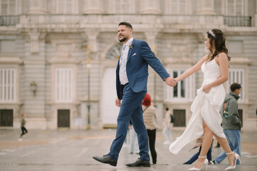Fototapeta premium Boda, día de la boda, celebración de la boda, los novios