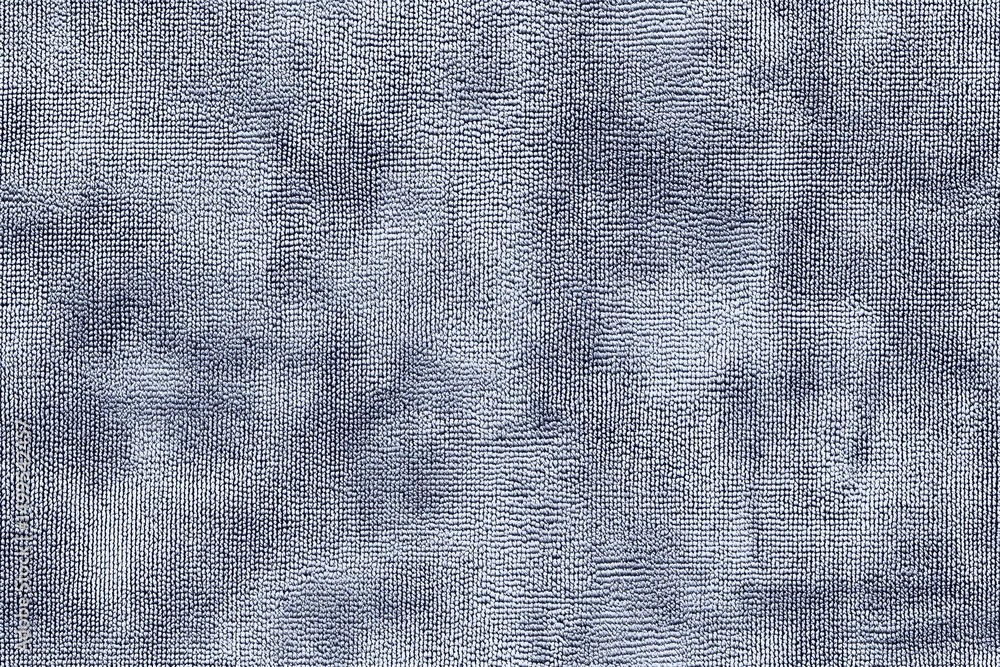 Poster seamless textured smooth velvet fabric background in shades of blue, featuring a subtle pattern that