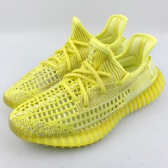 Vibrant Yellow Athletic Sneakers, a Contemporary Style Footwear Closeup