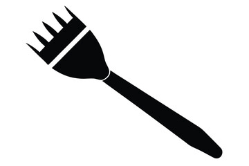 black and white paint brush