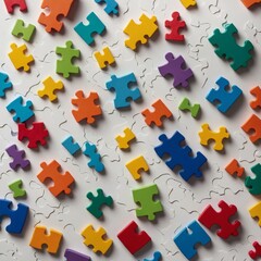 jigsaw puzzle with missing piece