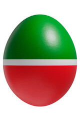Rendered easter egg with a flag of Tatarstan on the surface.