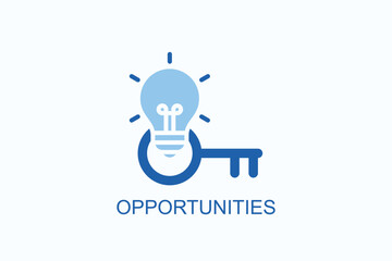Opportunities Icon Or Logo Isolated Vector Illustration