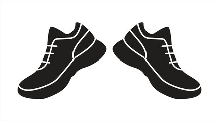 shoes icon, eps 10 on white background, vector illustration.