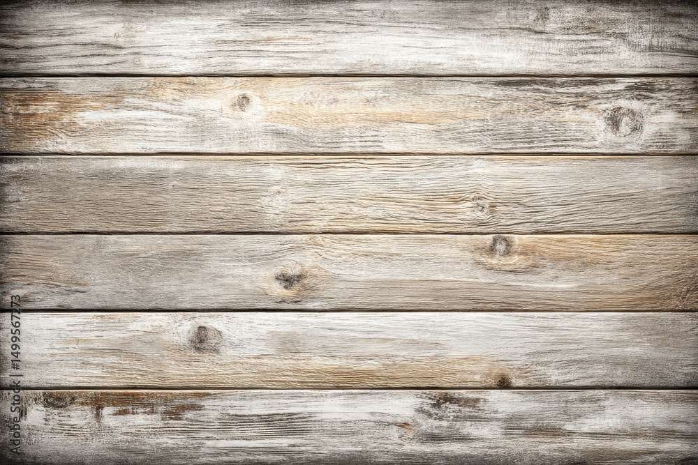 Poster a rustic wooden background with distressed white paint and visible wood grain, creating a textured a