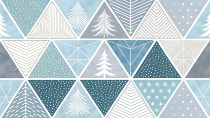 Geometric Winter Pattern