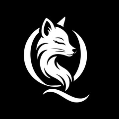 The Fox and Letter Q Logo Icon Symbol Emblem