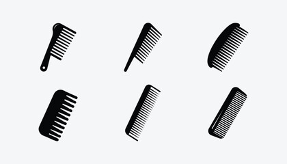 Stylish Hair comb vector design, modern isolated on white background