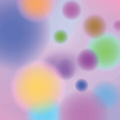 abstract background with colorful circles