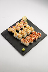 Delicious rolls with tender cheese