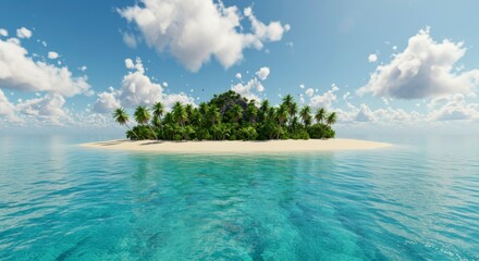 Fototapeta premium Tropical Island Paradise