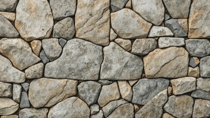 Natural Stone Wall Pattern -  Continuous Texture
